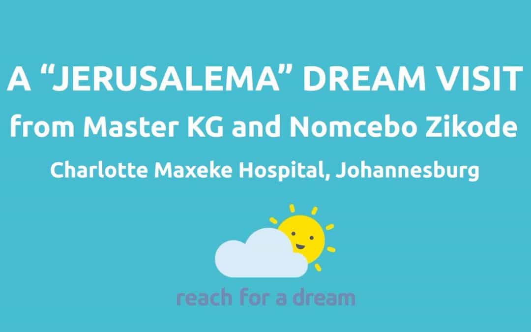 Master KG and Nomcebo pay homage to Reach for a Dream